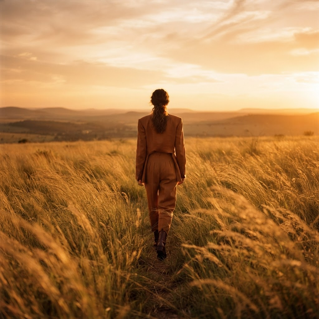 Campanha SAVANNA ao entardecer na savana